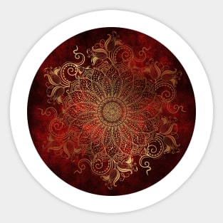 Mandala Fire Sticker